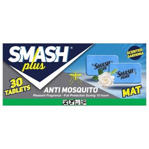 Smash Plus Anti-Mosquito Tablets Gardenia 30 Pieces