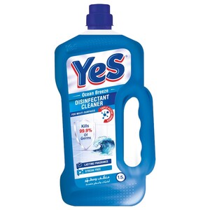 Yes Disinfectant Cleaner Ocean Breeze 1.5L