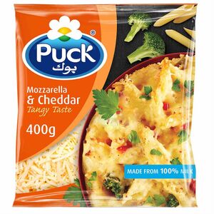 Puck Mozzarella Cheddar Cheese 400 Gr