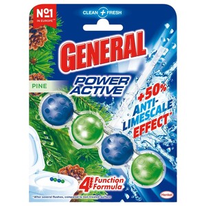 Der General Toilet Blocks Power Active Pine 50G