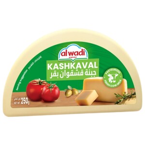 Al Wadi Al Akhdar Kashkaval Cow Half Moon 250G