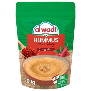 Al Wadi Al Akhdar Hummus Hot & Spicy 200G
