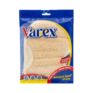 Varex Loofah Natural Double Hand With Towel