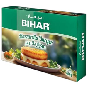 Bihar Frozen Mozzarella Burger 400G