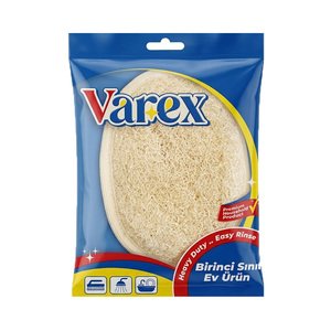 Varex Loofah Natural Oval With Towel