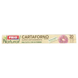 Frio Natural Non-Stick Parchment Paper Sheets 20 Pieces
