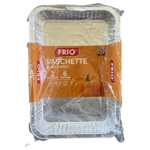 Frio Aluminum Container With 6 Portions 2 Pieces
