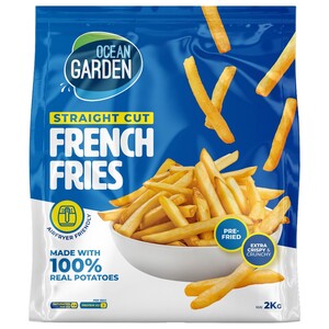 Ocean Garden Frozen French Fries Straight Cut 2Kg