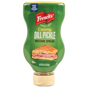 French's Creamy Dill Pickle Mustard Spread Squeeze 340G