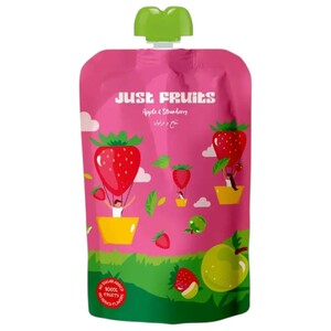 Just Fruits Baby Food Apple & Strawberry 110G