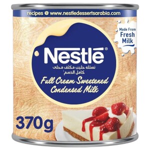 Nestle Full Cream Sweetened Condensed Milk 370G
