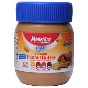 Munchies Peanut Butter Creamy Light No Added Sugar 350G