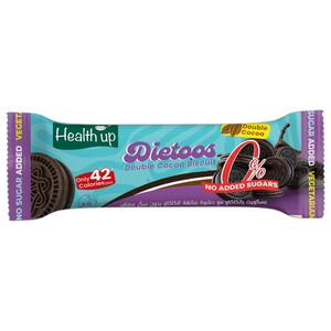 Health Up Deitoos Double Cocoa Biscuit 0% Added Sugar 44G