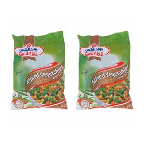 Gold Alex Frozen Mix Vegetables 400 Gr Pack Of 2