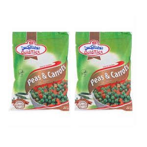 Gold Alex Frozen Peas & Carrot 400 Gr Pack Of 2