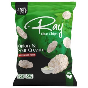 Ray Rice Chips Onion & Sour Cream Light Crisp 30G