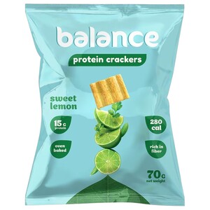Balance Protein Crackers Sweet Lemon 70G