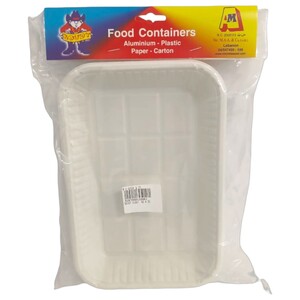 Boudy Disposable Plastic Plate N4 6 Pieces