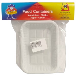 Boudy Disposable Plastic Plate N1 15 Pieces
