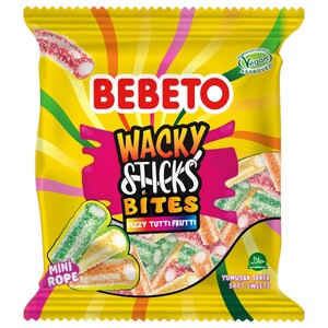 Bebeto Wacky Sticks Bites 135G