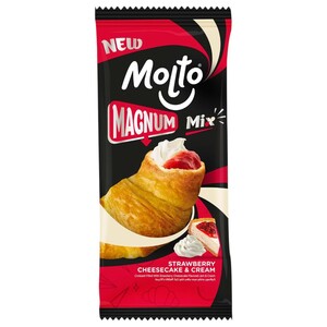 Molto Magnum Croissant Strawberry Cheesecake & Cream 80G