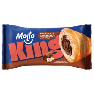 Molto King Croissant Chocolate & Hazelnut 120G