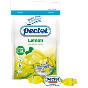 Pectol Candy Lemon Sugar Free 90G