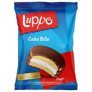 Luppo Cake Bite Real Chocolate 25G