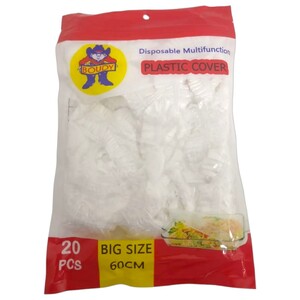 Boudy Disposable Multifunction Plastic Cover Big 60Cm 20 Pieces