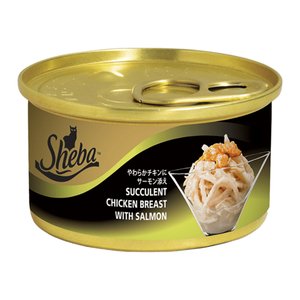 Sheba Socculent Chicken Salmon 85Gm