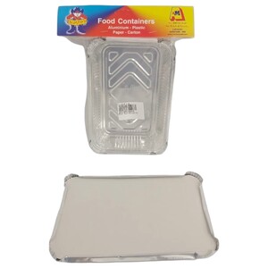 Boudy Disposable Aluminium Container With Cover Ra 61