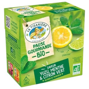 La Tisanière Yuzu, Menthe Et Citron 20 Bags