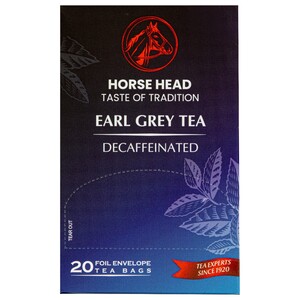 Horse Head Earl Grey Tea Decaffeinated 20 Bags