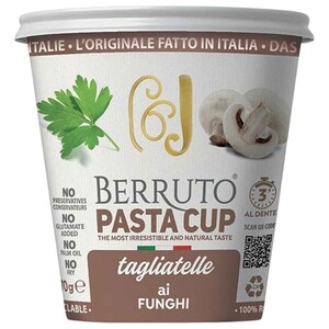 Berruto Pasta Cup Tagliatelle Funghi 70G
