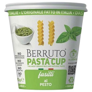 Berruto Pasta Cup Fusilli Pesto 70G