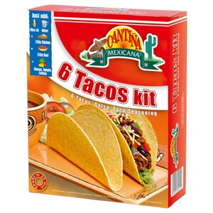 Cantina Mexicana Taco Dinner Kit 6 Pieces 195G