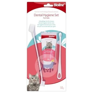 Bioline Cat Toothpaste Cheese With Brush 50G