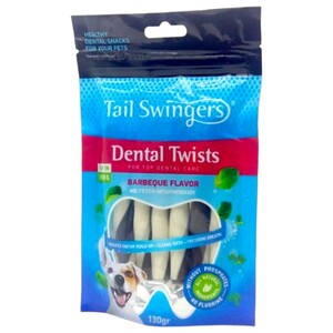 Tail Swingers Dental Twists Barbeque 130G