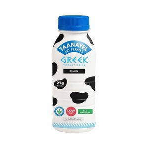 Taanayel Hi-Protein Drinking Greek Yogurt Plain 330Ml