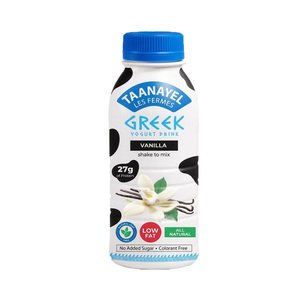 Taanayel Hi-Protein Drinking Greek Yogurt Vanilla 330Ml