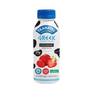 Taanayel Hi-Protein Drinking Greek Yogurt Strawberry 330Ml