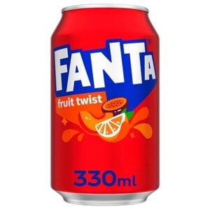 Fanta Carbonated Drink Fruit Twist 330Ml