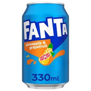 Fanta Carbonated Drink Grapefruit & Pineapple 330Ml