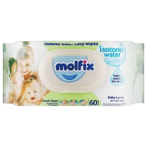 Molfix Baby Wipes Fresh Clean 60 Pieces