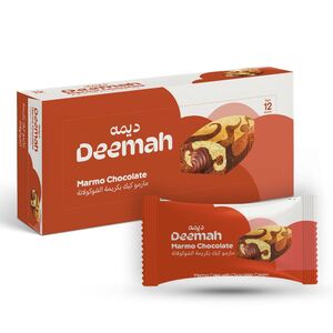 Deemah Marmo Cake Chocolate 40 Gr 12 Pcs Price Offer