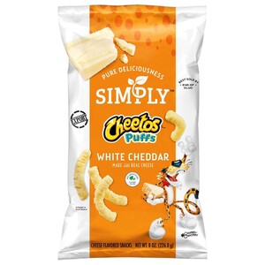 Cheetos Simply Puffs Chips White Cheddar Cheese 226.8G