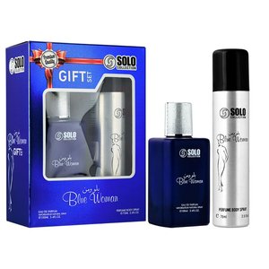 Solo Edp Blue Women 100Ml+Deodorant 75Ml