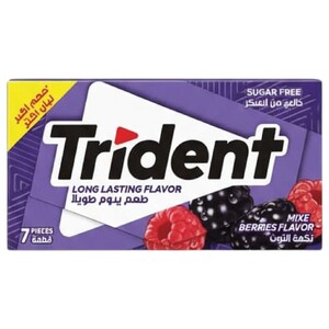 Trident Gum Berries 7 Pieces