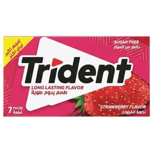 Trident Gum Strawberry 7 Pieces