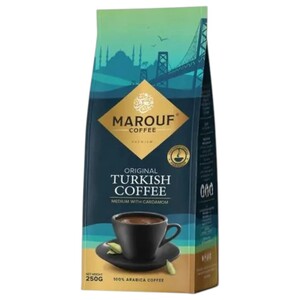 Marouf Turkish Coffee Medium With Cardamom 250G
